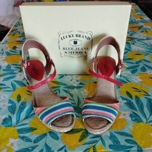 Lucky Brand Multicolor Sandals 8M